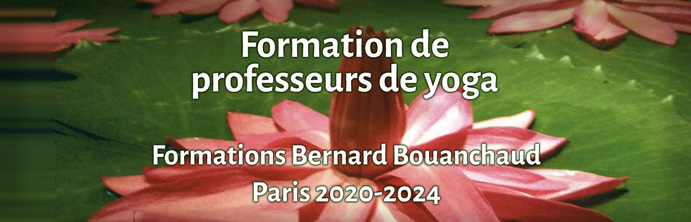 Formation de professeurs de Yoga par Bernard Bouanchaud à Paris (2020 - 2024)