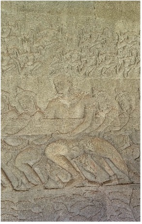 Extraits du bas-relief un deva